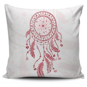 Native American Pillow Case, Pink Dream Catcher&hellip;
