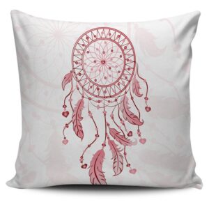 Native American Pillow Case, Pink Dream Catcher&hellip;