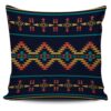 Native American Pillow Case, Southwest Green Symbol Native American Pillow Covers, Native American Pillow Covers
