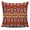 Native American Pillow Case, Southwest Yellow Symbol Native American Pillow Covers, Native American Pillow Covers
