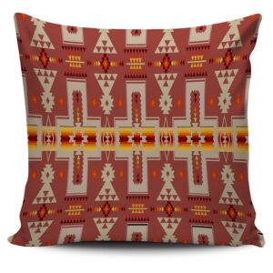 Native American Pillow Case, Tan Tribe Design&hellip;