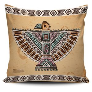 Native American Pillow Case, Thunderbird Brown Native&hellip;