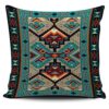 Native American Pillow Case, Tribe Borders Pattern Native American Pillow Covers, Native American Pillow Covers