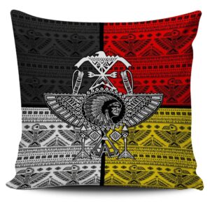 Native American Pillow Case, Tribe Chief Thunderbird&hellip;