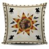 Native American Pillow Case, Tribe Borders Pattern Native American Pillow Covers, Native American Pillow Covers