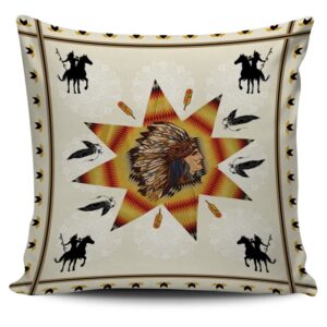 Native American Pillow Case, Tribe Chief &&hellip;