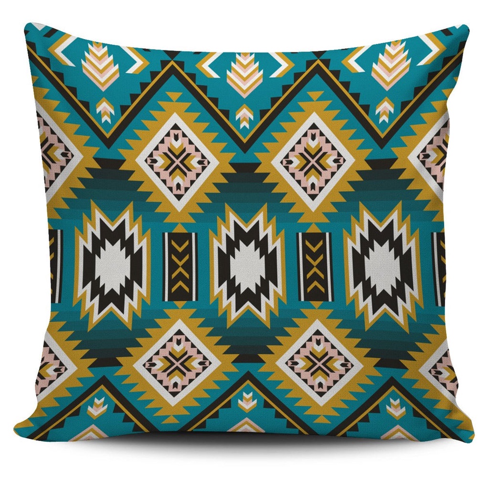 Native American Pillow Case, Turquoise Native American Pillow Covers, Native American Pillow Covers