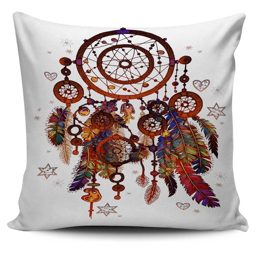 Native American Pillow Case, Watercolor Bohemia Dreamcatcher Native American Pillow Covers, Native American Pillow Covers Native American Pillow Case, Watercolor Bohemia Dreamcatcher Native American Pillow Covers, Native American Pillow Covers