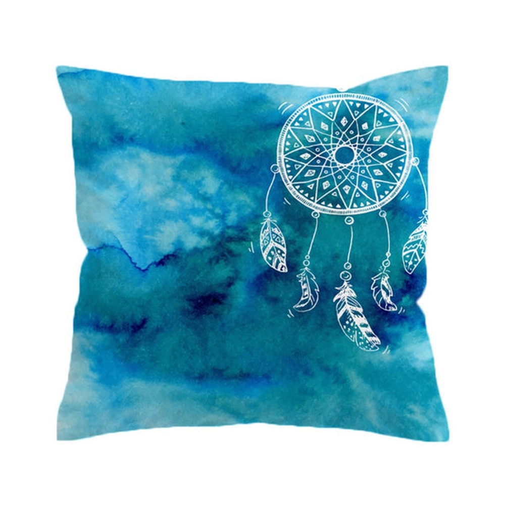 Native American Pillow Case, Watercolor Dream Catcher Pillow Case Pink and Blue Pillow Covers, Native American Pillow Covers Native American Pillow Case, Watercolor Dream Catcher Pillow Case Pink and Blue Pillow Covers, Native American Pillow Covers
