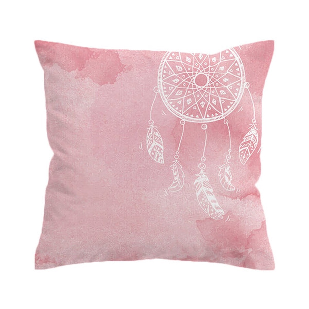 Native American Pillow Case, Watercolor Dream Catcher Pillow Case Pink and Blue Pillow Covers, Native American Pillow Covers Native American Pillow Case, Watercolor Dream Catcher Pillow Case Pink and Blue Pillow Covers, Native American Pillow Covers