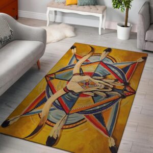Native American Rug Native Rugs Bison Yellow Native American Pride Area Rugs 1 vrhu6i.jpg