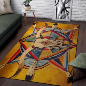 Native American Rug Native Rugs Bison Yellow Native American Pride Area Rugs 4 kxktda.jpg