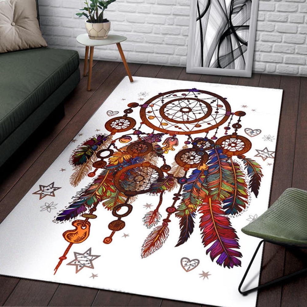 Native American Rug, Native Rugs, Dreamcatcher Native American Pride Area Rug