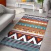 Native American Rug, Native Rugs, Geometric Pattern Design Native Area Rug