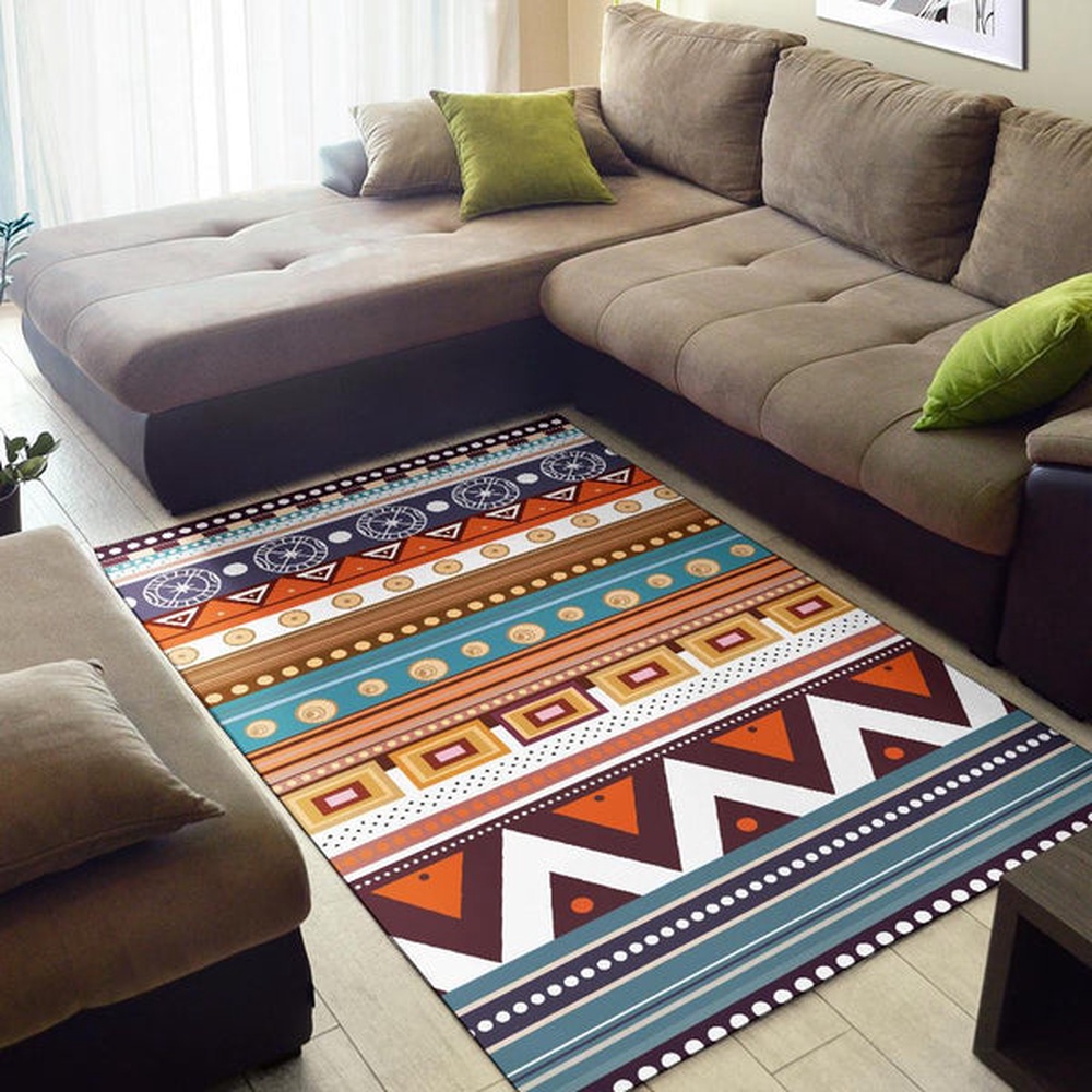 Native American Rug, Native Rugs, Geometric Pattern Native American Area Rug