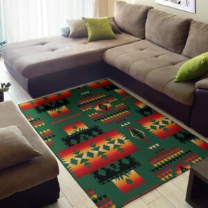 Native American Rug Native Rugs Green Native Tribes Pattern Native American Area Rug 3 oxdaka.jpg