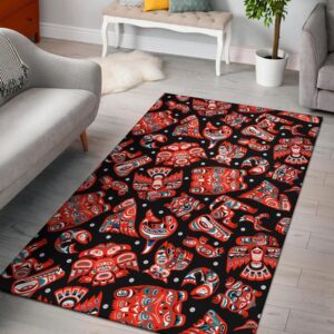 Native American Rug Native Rugs Indigenous Culture Totems Native Design Area Rug 2 ucnfle.jpg