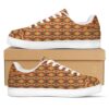 Native American Shoes, American Geometric Native Print Pattern Black Low Top Sneakers, Native American Low Top Shoes