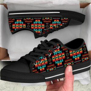 Native American Shoes, Black Native Tribes Pattern&hellip;