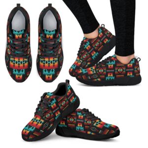 Native American Shoes, Black Native Tribes Pattern&hellip;