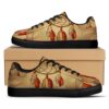 Native American Shoes, Dream Catcher Native American Print White Low Top Sneakers, Native American Low Top Shoes