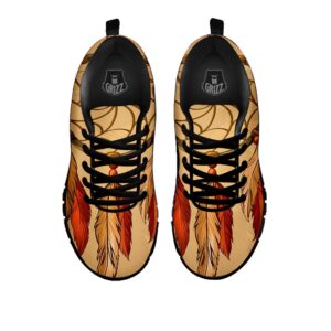 Native American Shoes Dream Catcher Native American Print Black Sneaker 2 cdyqr9.jpg