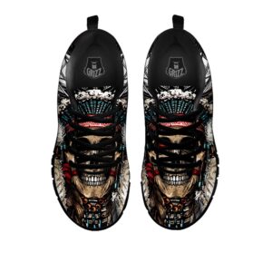 Native American Shoes Indian Skull Native American Print Black Sneaker 2 peowfk.jpg