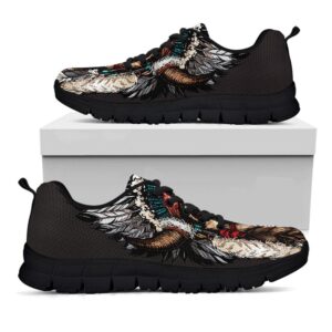 Native American Shoes Indian Skull Native American Print Black Sneaker 3 kilyko.jpg