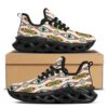 Native American Shoes, Native American Running Shoes, American Tribal Native Print Pattern White Running Shoes