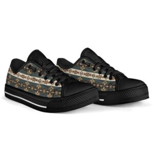 Native American Shoes Navajo Geometric Seamless Low Top Canvas Shoe Native American Low Top Shoes 3 mvsbal.jpg