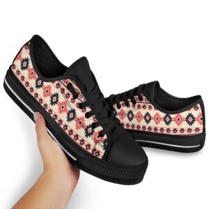 Native American Shoes Pink Navy Pattern Native No Box Low Top Shoes Black Native American Low Top Shoes 4 nacduf.jpg