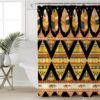 Native American Shower Curtain, Ethnic Pattern Shower Curtain, Designer Shower Curtains