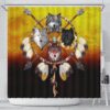 Native American Shower Curtain, Warriors Native American Shower Curtain, Designer Shower Curtains
