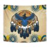 Native American Tapestry, Brown Pattern Breastplate Native American Tapestry, Wall Tapestry Native American