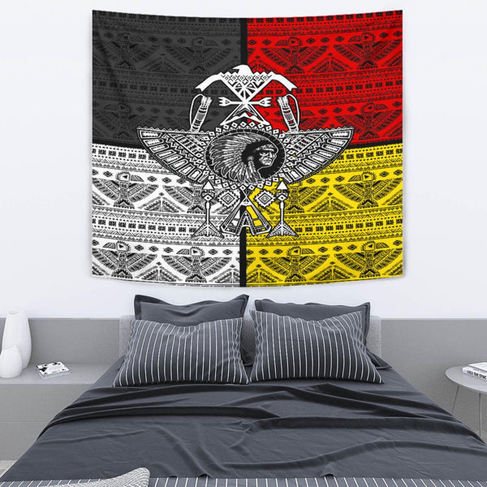 Native American Tapestry, Chief Arrow Native American Tapestry, Wall Tapestry Native American