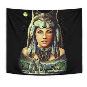 Native American Tapestry, Women Native American Tapestry,&hellip;