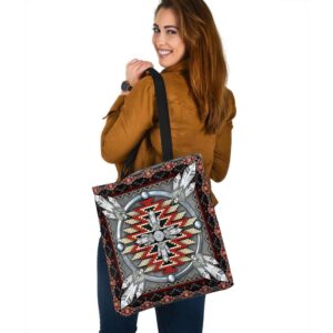 Native American Tote Bag, Beadwork Pattern Native&hellip;