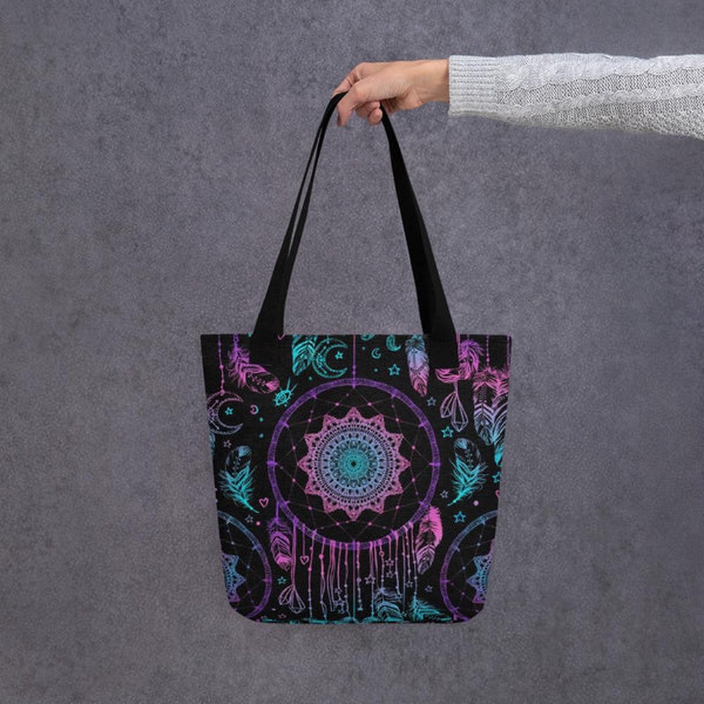 Native American Tote Bag, Dreamcatcher Tote bag, Native American Bag