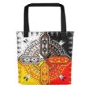 Native American Tote Bag, Missing Native American 3D Printed Canvas Tote Bag, Native American Bag