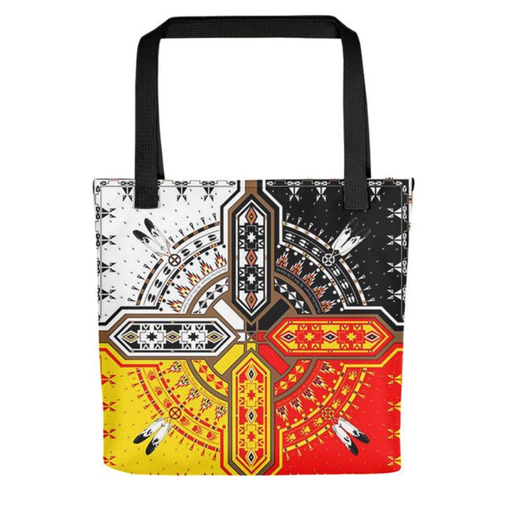 Native American Tote Bag, Medicine Wheels Tote bag, Native American Bag