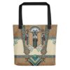 Native American Tote Bag, Native Pattern Purple Tote bag, Native American Bag
