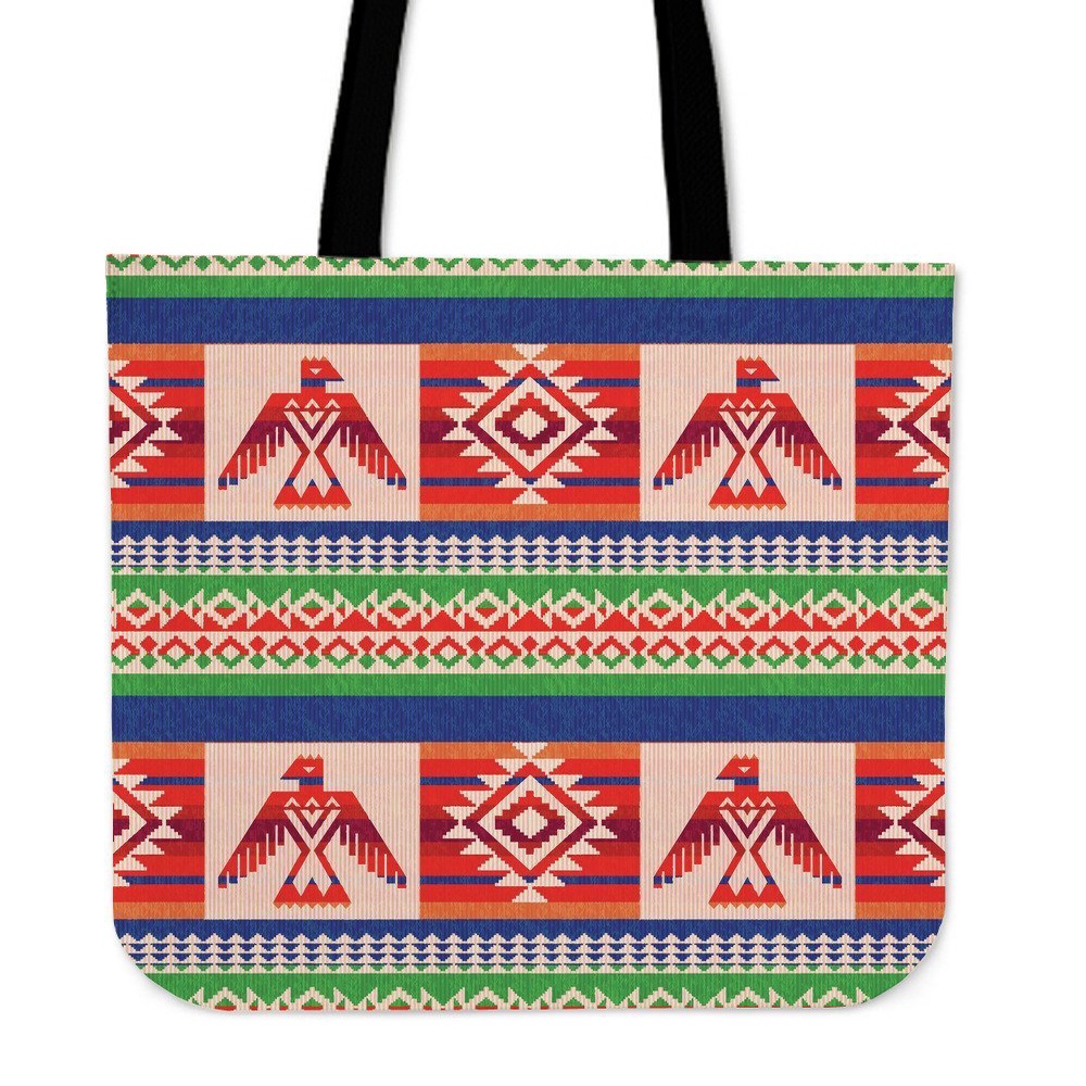 Native American Tote Bag, Navajo Aztec Tribal Native Indians American Print Tote Bag, Native American Bag