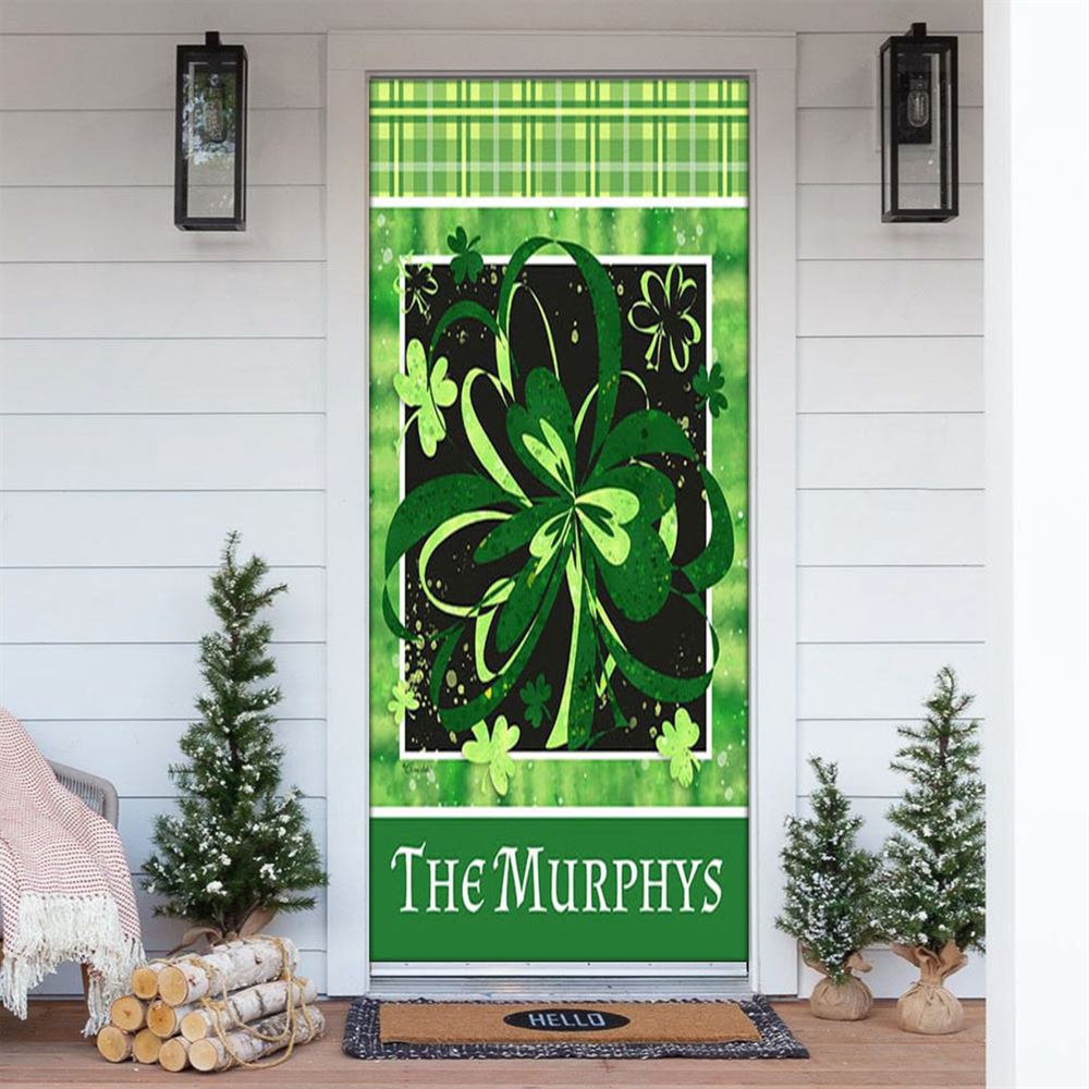 Personalized Get Lucky Welcome Door Cover, St Patrick’s Day Door Cover, St Patrick’s Day Door Decor Personalized Get Lucky Welcome Door Cover, St Patrick’s Day Door Cover, St Patrick’s Day Door Decor