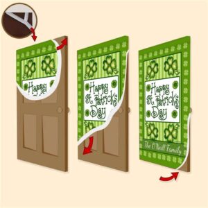 Personalized Happy St Patrick s Day Clover Door Cover St Patrick s Day Door Cover St Patrick s Day Door Decor 3 qevm3s.jpg