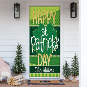Personalized Happy St Patrick’s Day Door Cover,&hellip;
