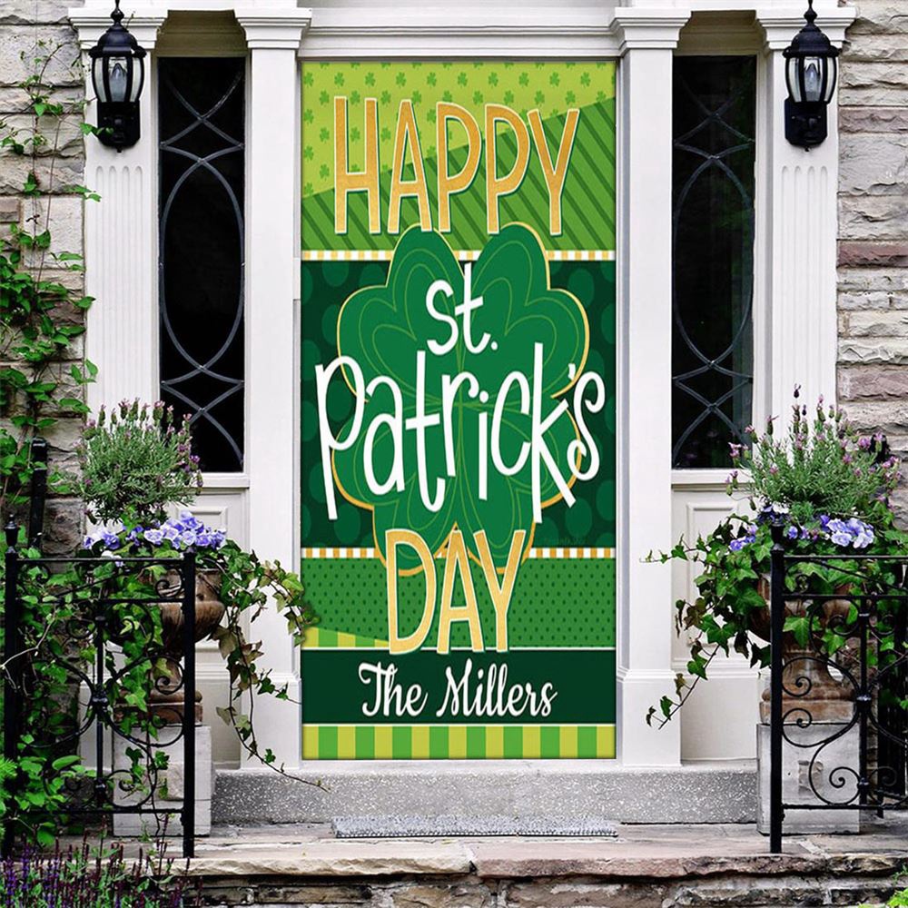 Personalized Happy St Patrick’s Day Door Cover, St Patrick’s Day Door Cover, St Patrick’s Day Door Decor Personalized Happy St Patrick’s Day Door Cover, St Patrick’s Day Door Cover, St Patrick’s Day Door Decor