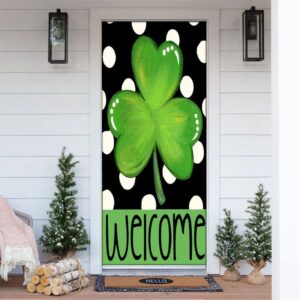 Polka Dot Welcome St Patrick’s Day Shamrock&hellip;