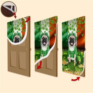 Pug Door Cover St Patrick s Day Door Cover St Patrick s Day Door Decor 3 mwls9b.jpg