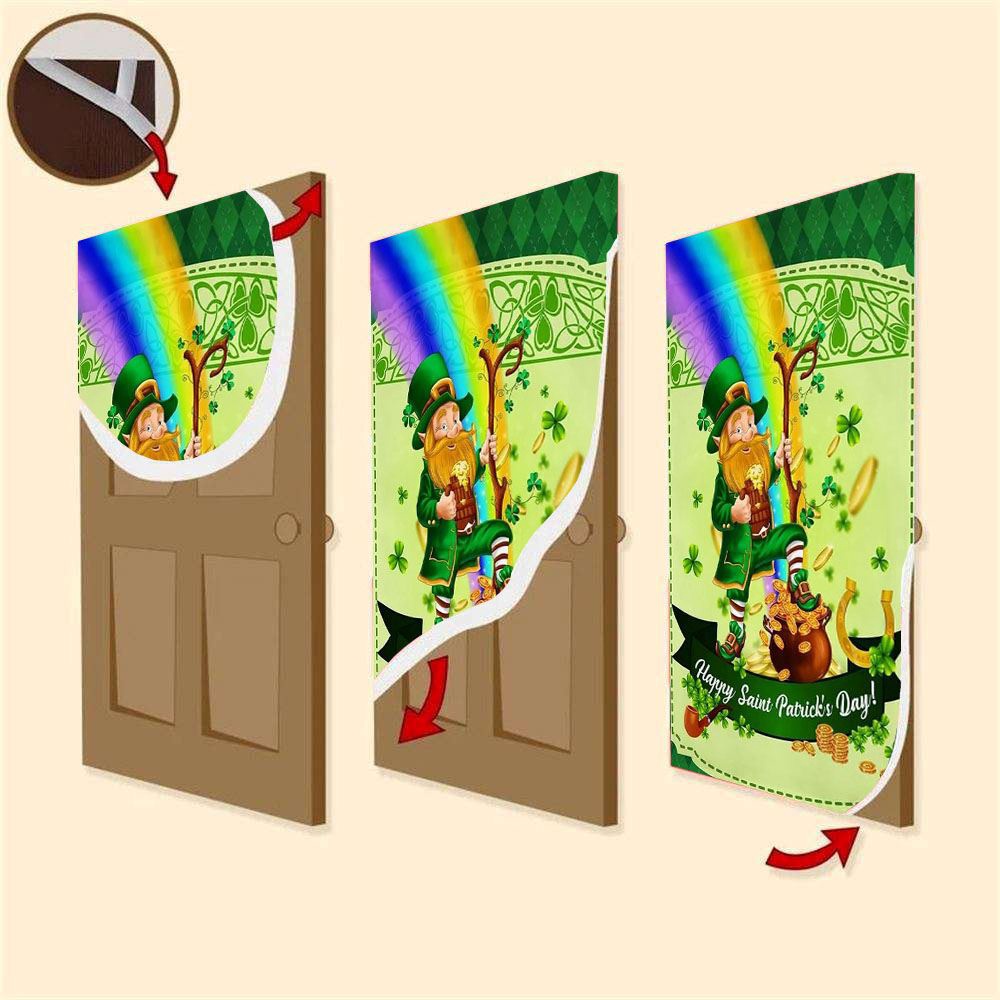 Saint Patrick’s Day Leprechaun Door Cover, St Patrick’s Day Door Cover, St Patrick’s Day Door Decor