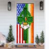 Saint Patrick’s Day Pug Irish Door Cover, St Patrick’s Day Door Cover, St Patrick’s Day Door Decor
